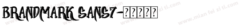 BRANDMARK SANS7字体转换